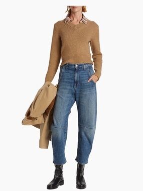 NILI LOTAN Emerson Wide-Leg Jeans Size 24